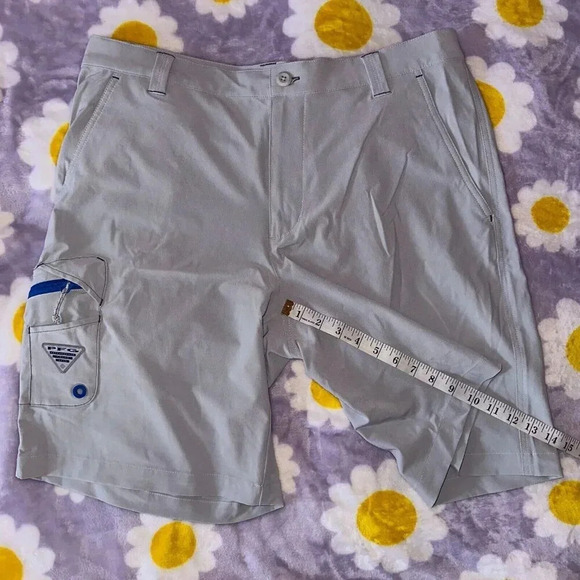 Columbia PFG Omni-Shade 10" Shorts Bottle Opener Stretch Men's Sz 36 - Picture 7 of 8